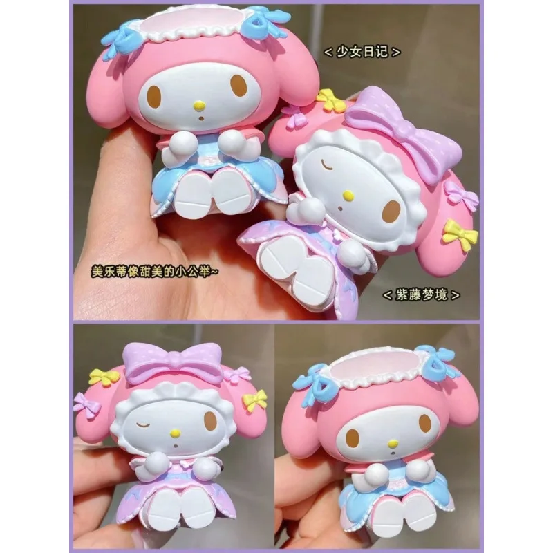 Sanrio My Melody Tea Party Blind Box Tide Play Display Piece Melody Tie Cute Desktop Hand Do Gift Decoration Collection - Image 5