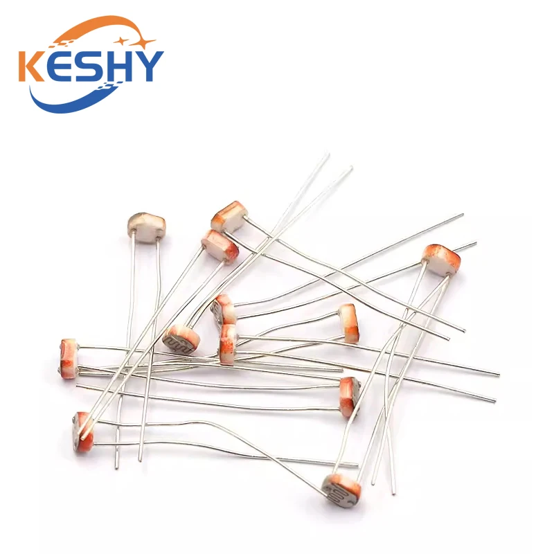20PCS 5506 5516 5528 5537 5539 Light Dependent Resistor LDR 5MM Photoresistor Wholesale Retail Photoconductive Resistance