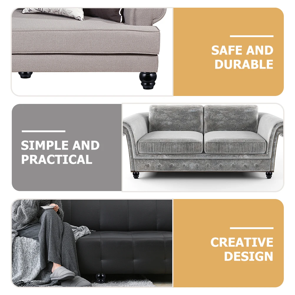 

Elegant Solid Wood Sofa Replacement Legs, Natural Wooden Furniture Foot, Table Legs for Unique Decor