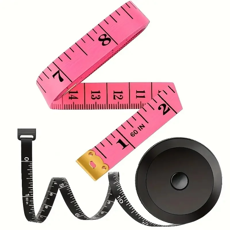 Tape Measures Retractable Set, Fabric Measuring Tape, 60 Inch Small Sewing Tape Measure for Craft Nursing Medical Travel