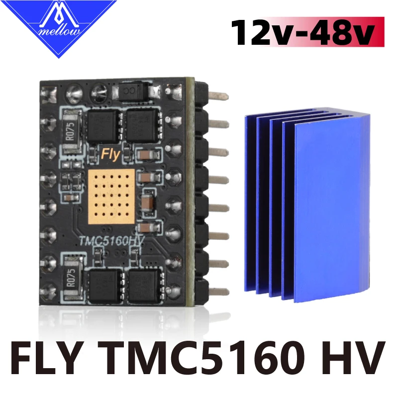 Mellow Fly TMC5160 HV 48V Max 4.4A Stepper Motor StepStick SPI Silent Driver For Gemini Super ♾️ Board 3D Printer Parts