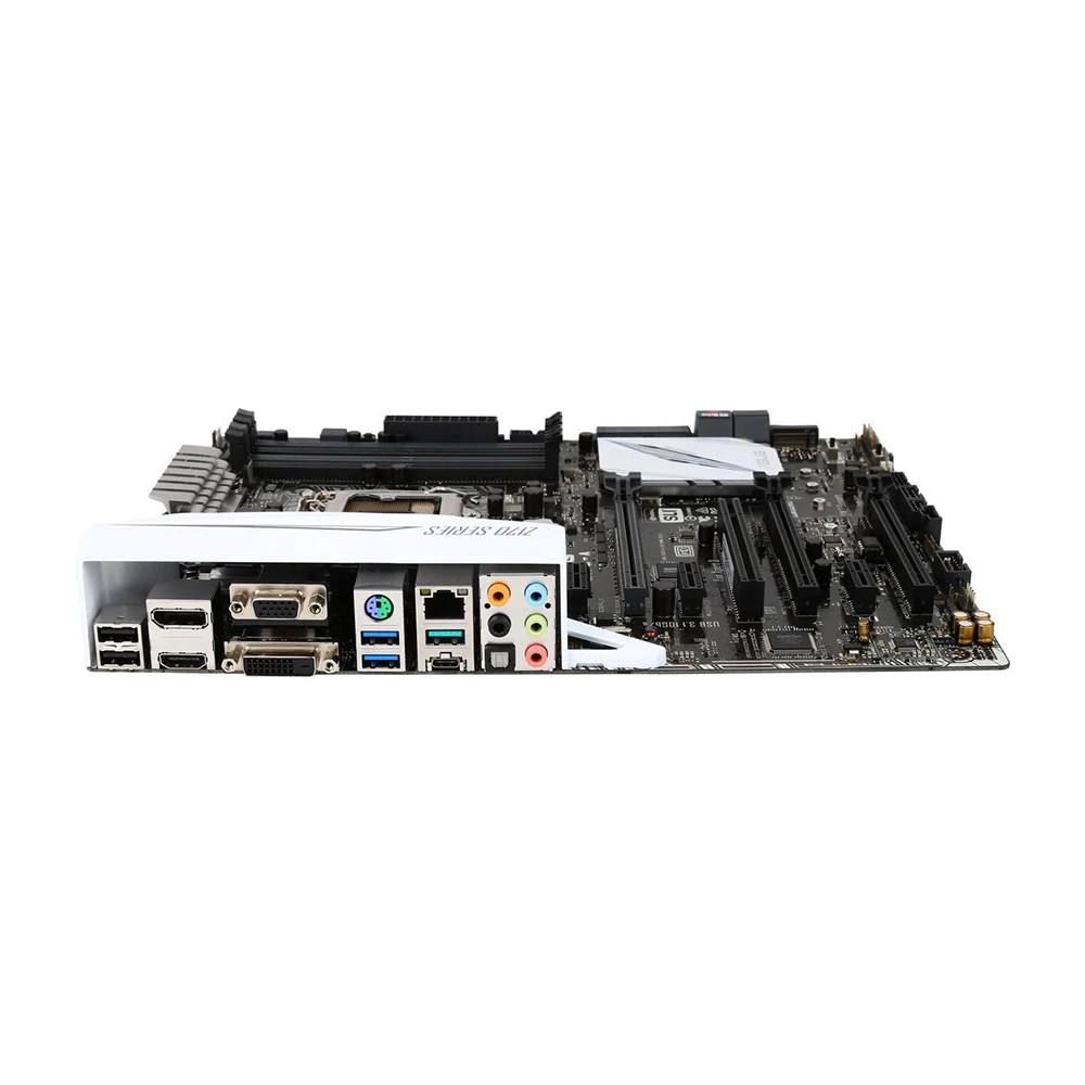 ASUS Z170-A Motherboard with i5 6500 CPU Supports LGA 1151 i3 7100 CPU, Intel Z170, 4xDDR4 64GB ,PCI-E3.0 6xSATA III USB3.1 ATX.