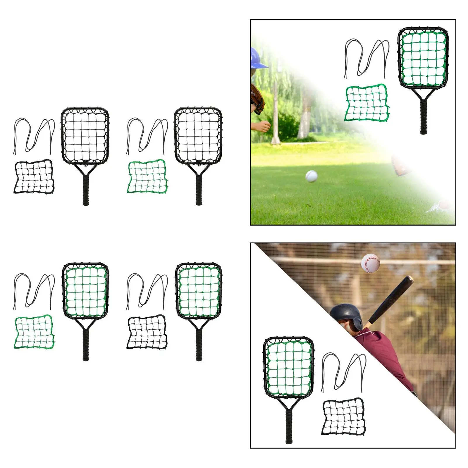 Baseball Practice Racket Baseball Fungo Racquet Much More Control and Accuracy Baseball Training Device for Hitting Grounders