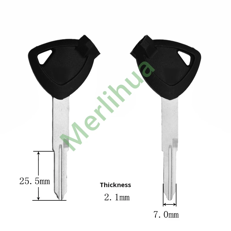 Haojue motorcycle key, suitable for: Haojue VM100/VN100 HJ100T-5/5C/6/6A double slot left and right copper key(including magnet)