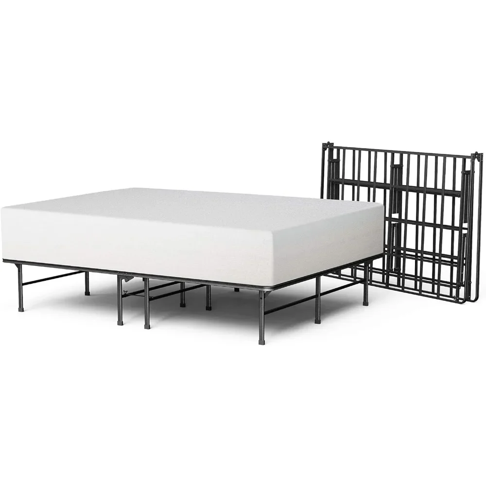 

Super Heavy Duty Mattress Foundation with 4400lbs Weight Capacity / 14 Inch Metal Platform Bed Frame / No Box Spring Needed