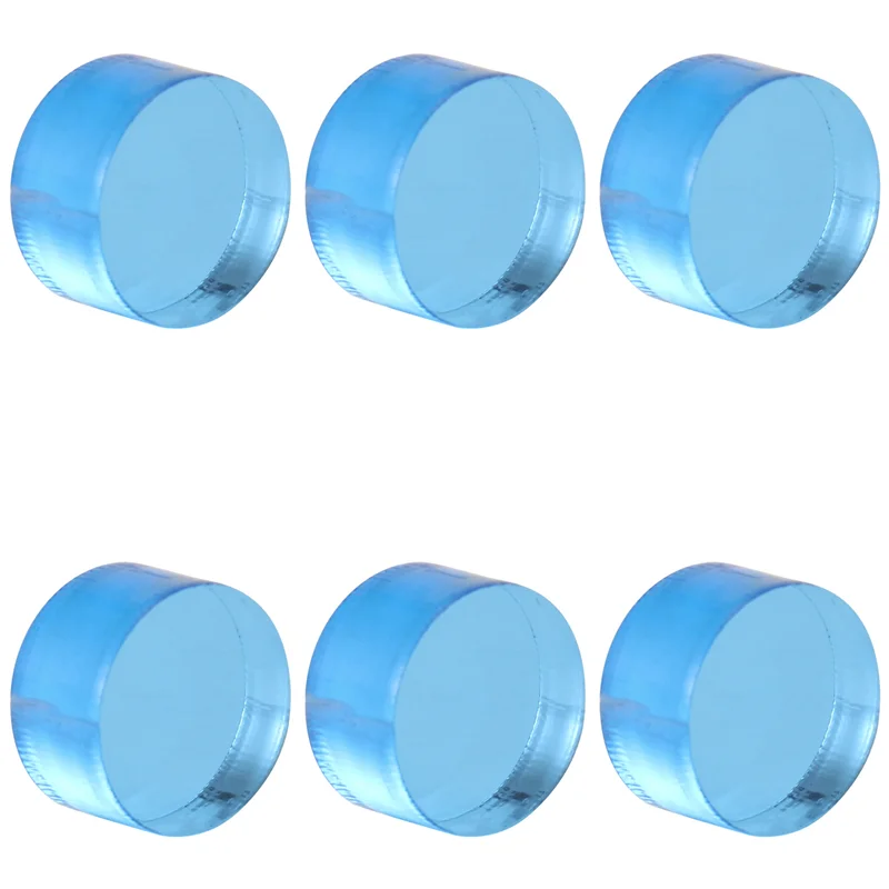 

Насадки для бильярдного кия для прыжков и злаков, аксессуары для клюшек - 6 шт./лот, 14 мм, красочные акриловые глянцевые насадки для бильярдного кия-AA74