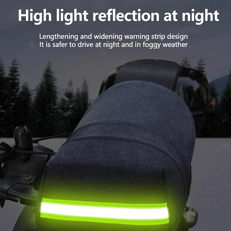 

Motorcycle Handlebar Gloves Waterproof Sun Protection Gloves Hand Shield Motorcycle Handlebar Muffs Bike Handle Cover