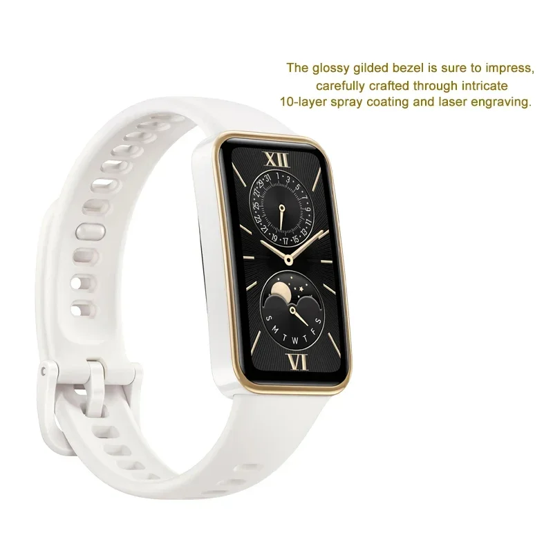 2025 جديد الأصلي هواوي الفرقة 9 الذكية الفرقة من ممارسة ذكية لمدة أسبوعين التحمل معدل ضربات القلب النوم مراقبة الأكسجين في الدم #4