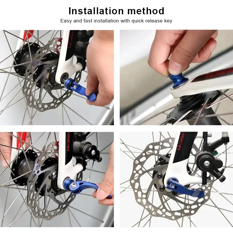 RIDERACE Bike Hub QR Quick Release Skewers Lever Aluminum Alloy Front 100mm Rear 135mm Rim For Mountain Bicycle Axle Wheel Hub