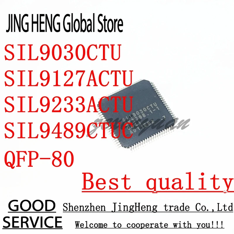 2PCS Original SIL9030CTU SII9030 SIL9127ACTU SII9127 SIL9233ACTU SII9233 SIL9489CTUC SII9489 QFP-80  QFP-100 QFP-128 QFP-144