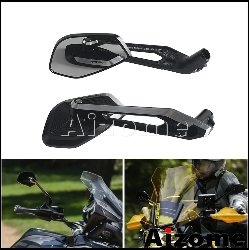 For BMW R Nine T K1200R K1300R G310R G310GS G650GS S1000XR R1200 R1300 GS Motorcycle Accessories Rearview Side Rear View Mirror