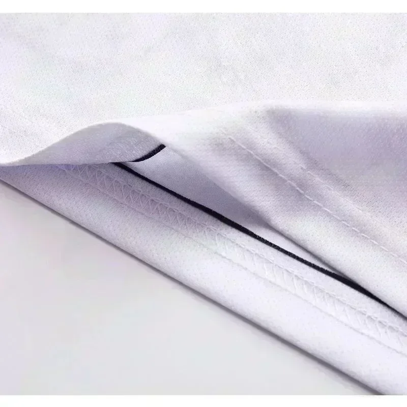 قمصان كرة القدم الجديدة، تي شيرت أنيمي ياباني بانداي قطعة واحدة لوفي وزورو، رياضي فضفاض للرجال والأطفال #6