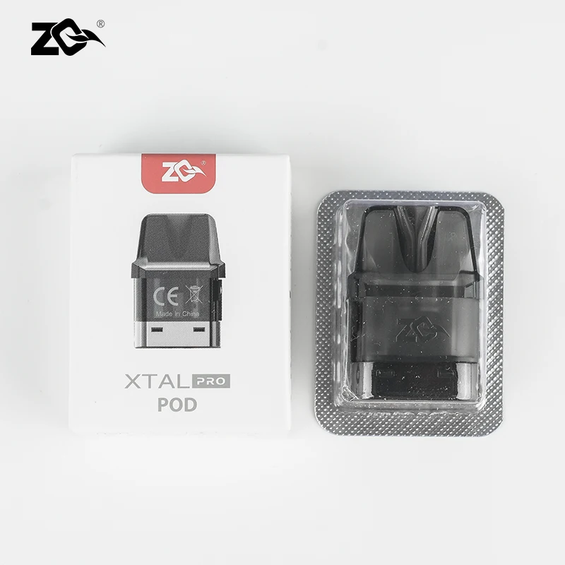 ZQ-Pod AfricAtomizer Xtal Pro, E-Physical Pod pour ZQ Xtal Pro, Limited, Diamond, Bobine non incluse, 3ml, 2ml, 0.6 ohm, 1,0 ohm, 1 pièce par paquet