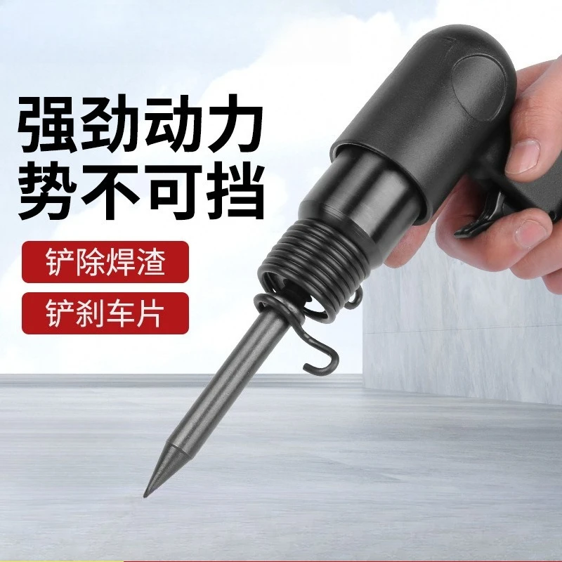 Industrial Pneumatic Chisel Hammer, Air-Powered Scaling Tool for Brake Lining Removal and Descaling