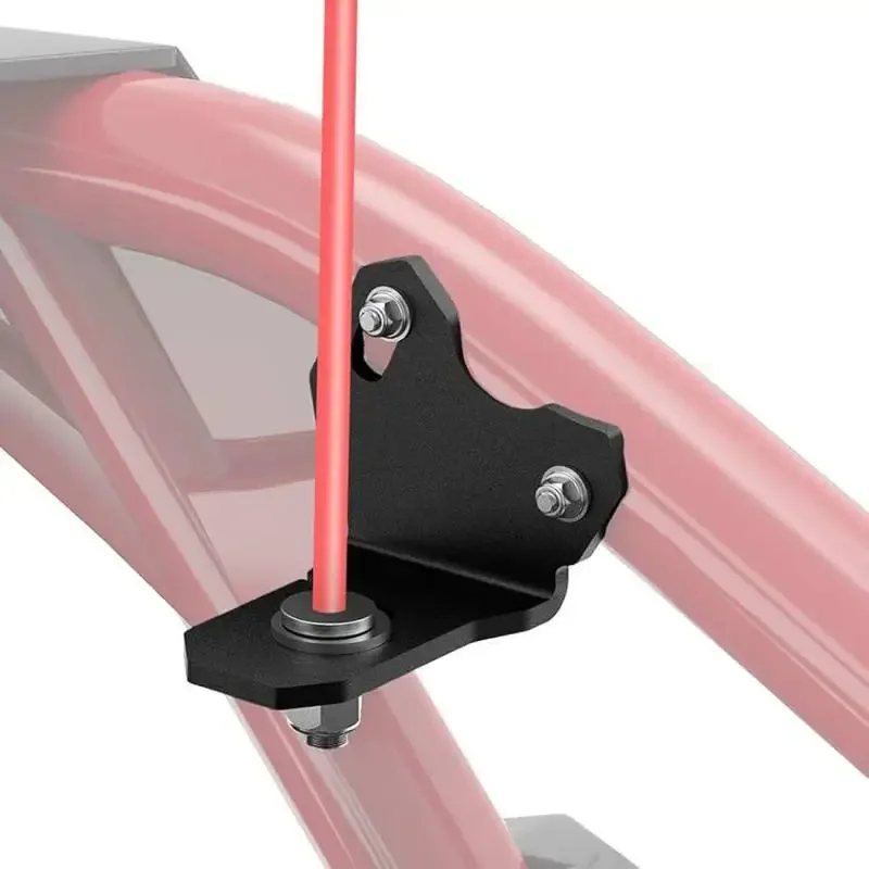 UTV Rear Pillar Flag Antenna Mounting Brackets for LED Whip Light for Can Am Maverick X3 Max Turbo DS RS RR 2017-2025