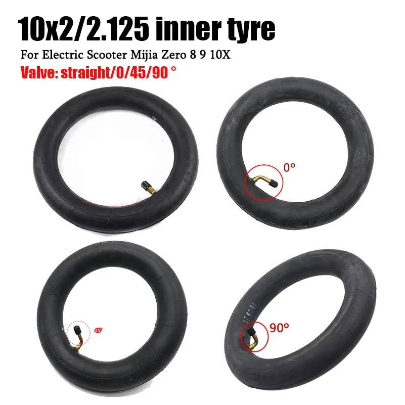 10 Zoll 10x2/2,125 Schlauch 10x2 Innen kamera 10x2,125 Innen reifen 1/2/5/10 stücke für Elektro roller Balance Autozubehör