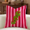 1pc Mediterranean Summer Picnic Food Throw Pillow Cover 2D Double-Side Print Polyester Cushion Case for Home Sofa Housewarming G