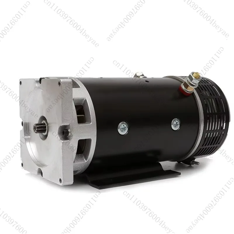 24v DC motor 4KW 3000rpm 13N.m series winding wire drawing for oil pump motor lifting platform electric pallet truck