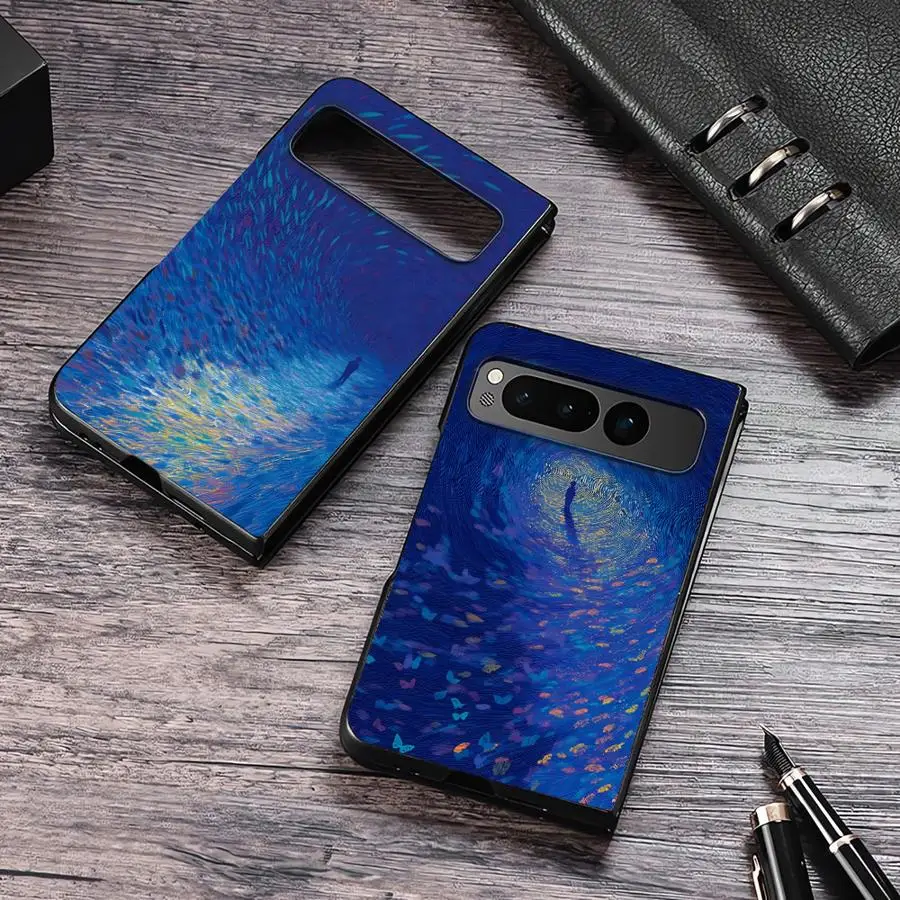 Case for Google PixelFold Pixel Fold Phone Cover Marine Organism Shell