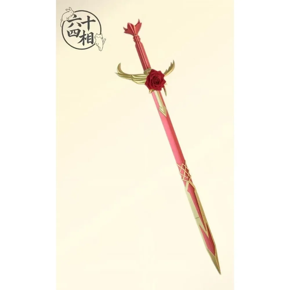 Li Xin Rose Long Blade Cosplay Accessory for Halloween Cosplay Contest Shooting Props