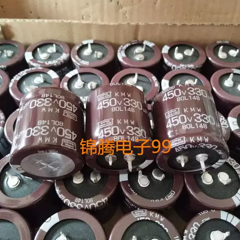 5-30pcs imported Japanese Black Diamond NCC 450V 330UF KMW audio filter electrolytic capacitor 105 degrees