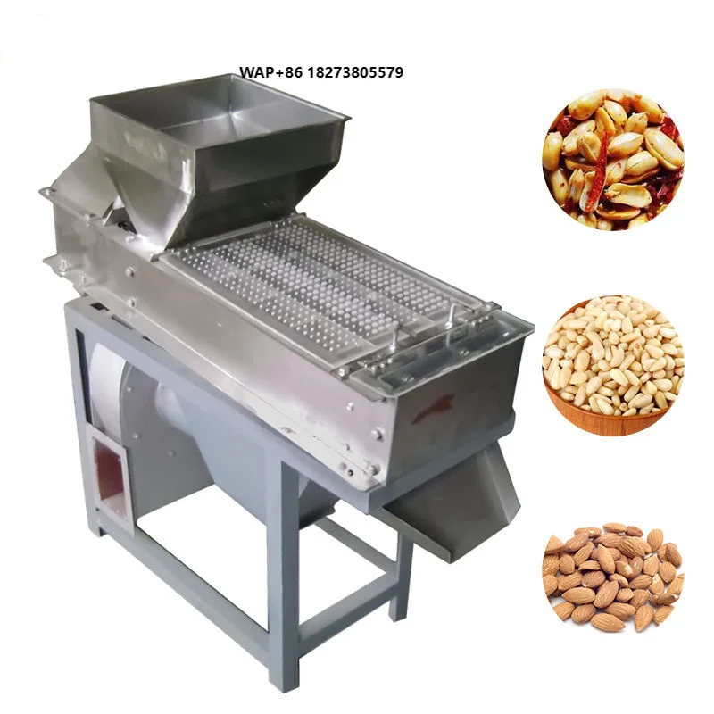Industrial Grade Dry Peanut Peeling Machine High Speed for Large Scale Nut Processing Plant