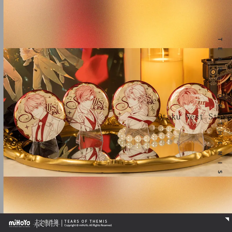 Pin de Botón de Anime Tears of Themis con Personajes como Luke Pearce, Artem Wing, Marius von Hagen, Vyn Richte, Colección de Broches Bonitos, Regalo de Cosplay