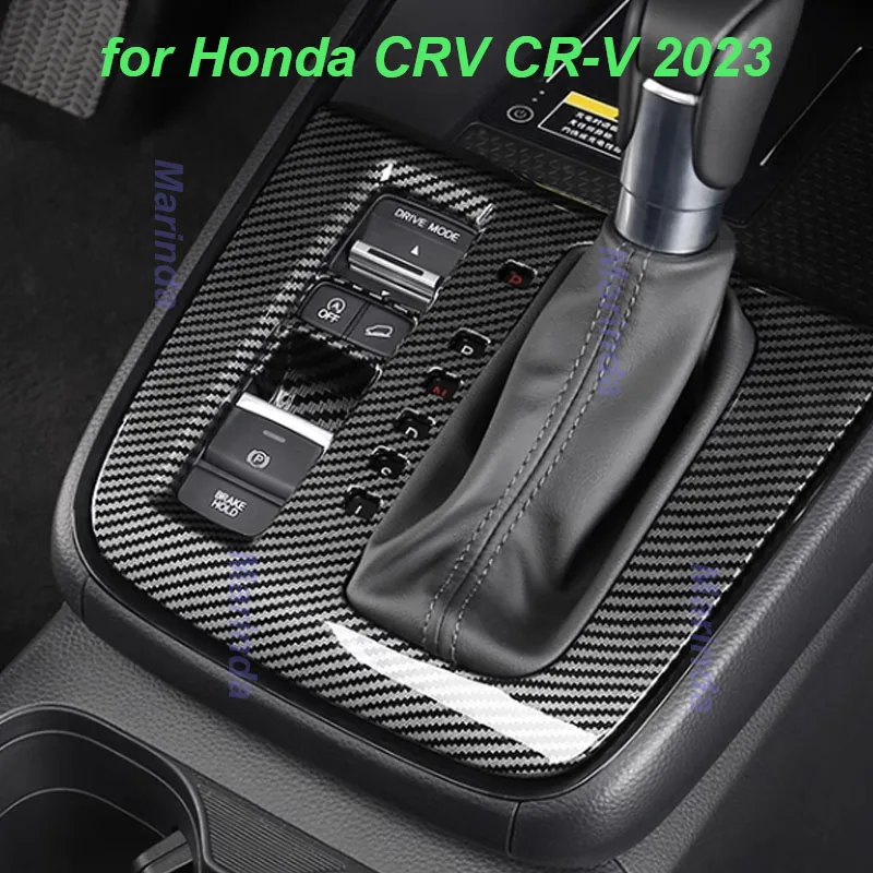 

Автомобильная панель центральной консоли для Honda CRV 2023, рама переключения передач, устойчивая к царапинам, противоскользящая крышка, аксессуары для интерьера