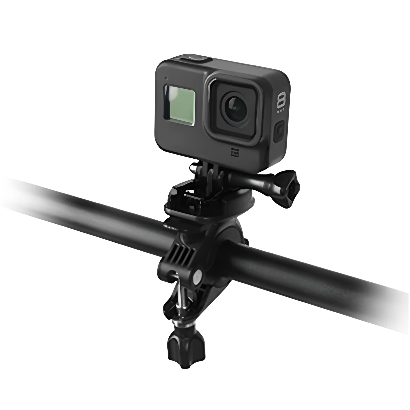 Motocyklowy uchwyt na kierownicę kamery akcji rowerowy zacisk na tyczkę wspornik do rurki o średnicy od 0,35 do 1,4 cala uchwyt Gopro Insta360 — zdjęcie produktu 5