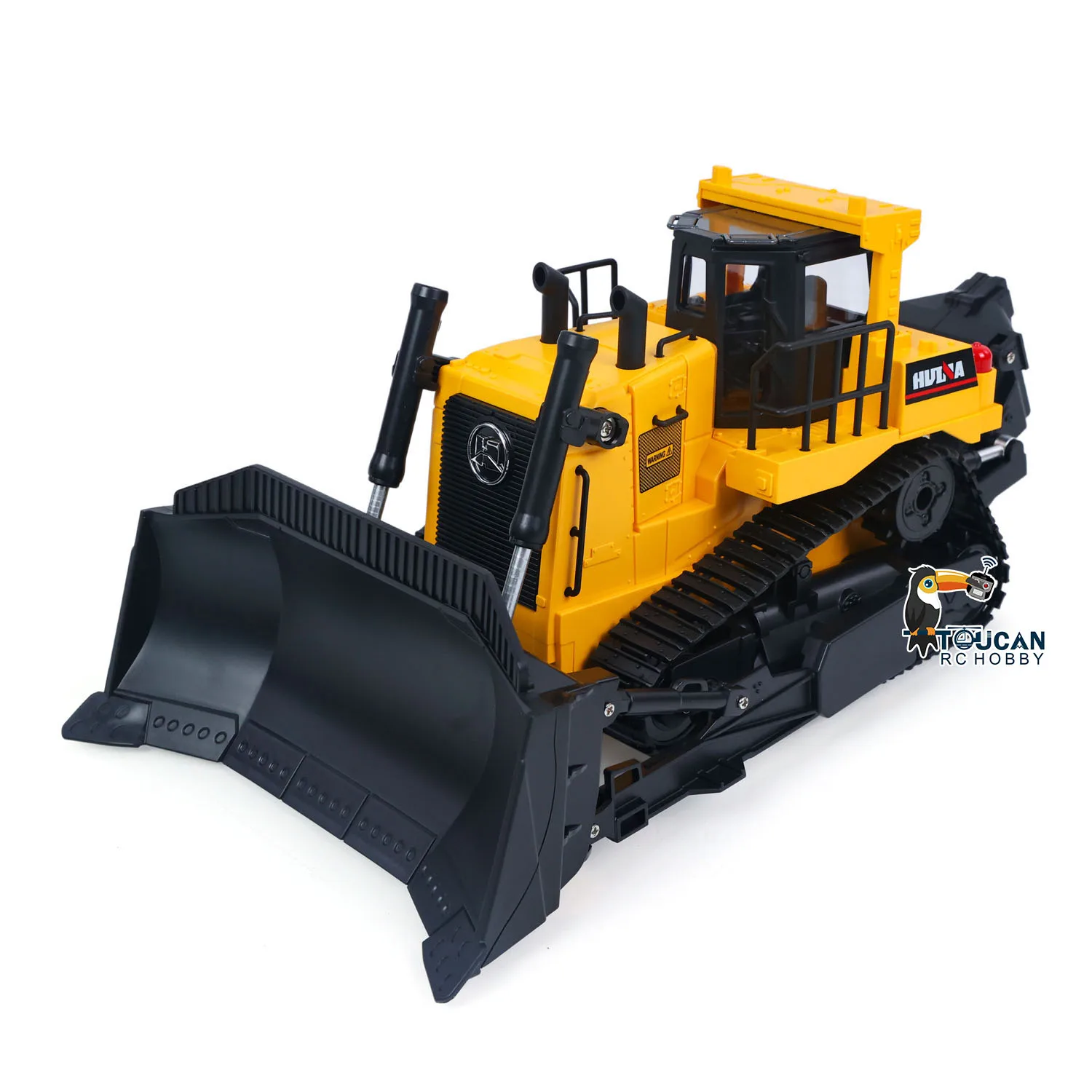 RC Bulldozer HUINA 1554 1/16 Elektrischer Ferngesteuerter Bulldozer RTR Metall-Ripper Lichteffekt Batteriebetriebenes Fertigmodell Geschenke – Detail 3