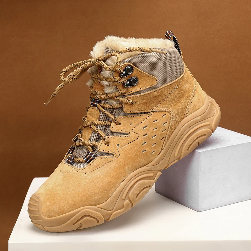 Outdoor Lighting Uplight - Warm Winter Boots Outdoor Men Boots