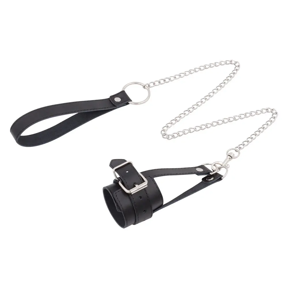 Hommes pénis traction scrotum cravate pénis porter bas du corps formation produits sexuels pour adultes couple jouets sexuels Parachute balle civière