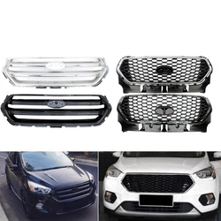 Front Racing Bumper Grille Honeycomb Mesh Grill For Ford Escape Kuga 2017 2018 2019