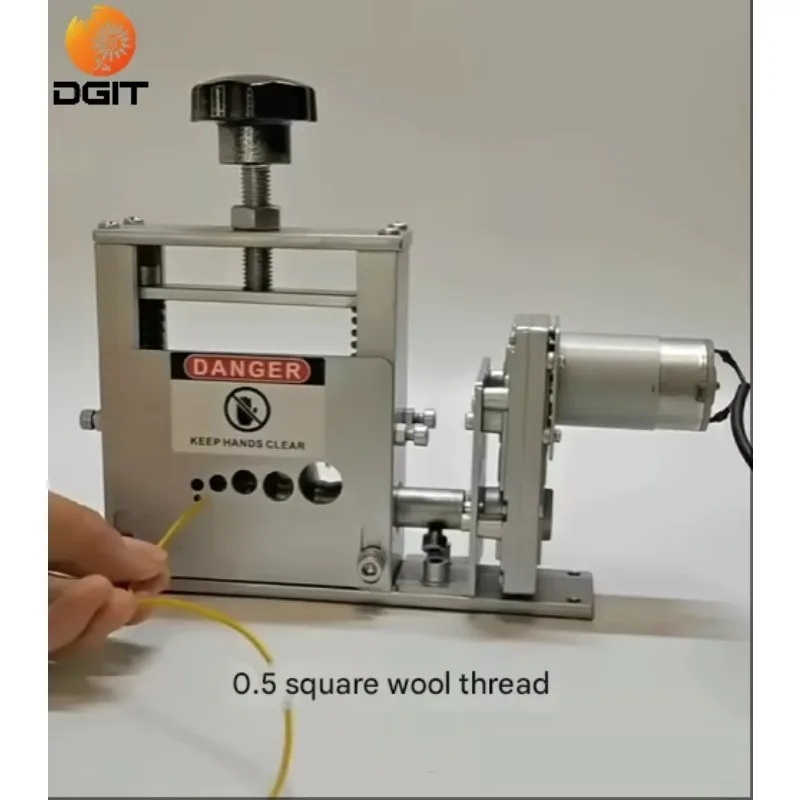 Máquina peladora de cables con manivela manual, pelado de cables manual, taladro fácil, de cobre, eléctrico y pelado