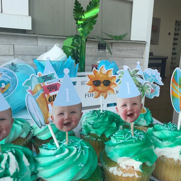 شخصية مخصصة الوجه كب كيك القبعات العالية 12 قطعة صور توبر متعة قبعة حفلة كب كيك توبر لعيد ميلاد الديكور حفلة Favors #4