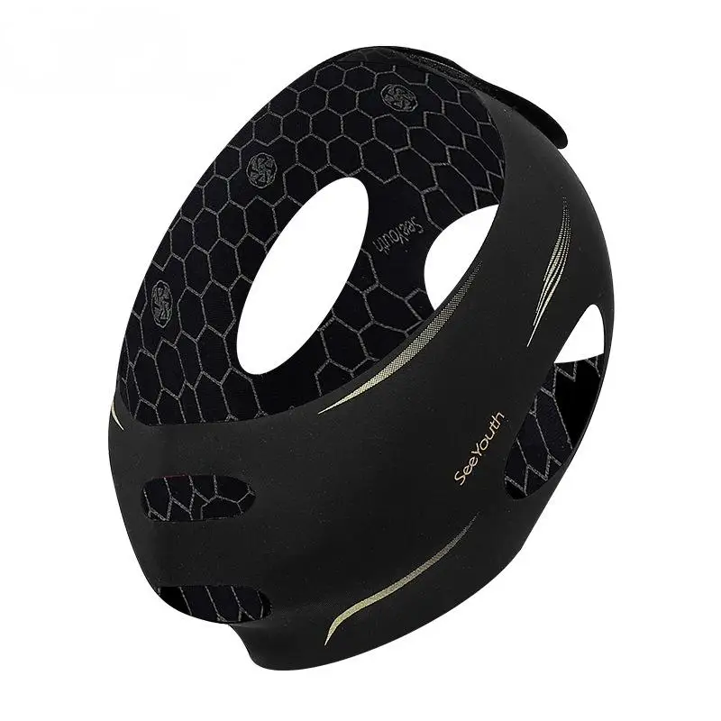 フェイスシェイパーバンド リフティングストラップ デュアルデイナイト使用 通気性 熱活性化 引き締めサポート 鼻唇溝軽減 再利用可能