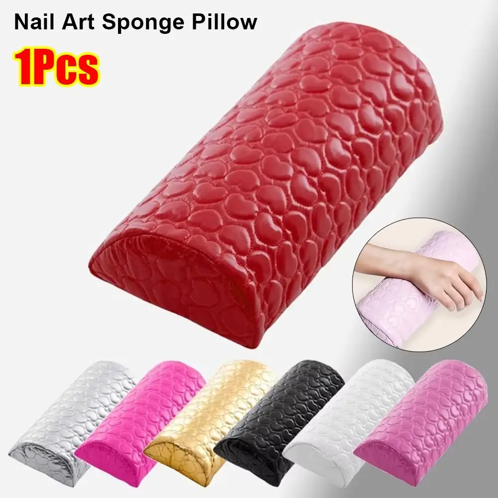 

1Pcs Durable Sponge Nail Art Sponge Pillow Soft 7 Colors Manicure Hand Rest Washable Detachable Nail Arm Pillow Palm Rest