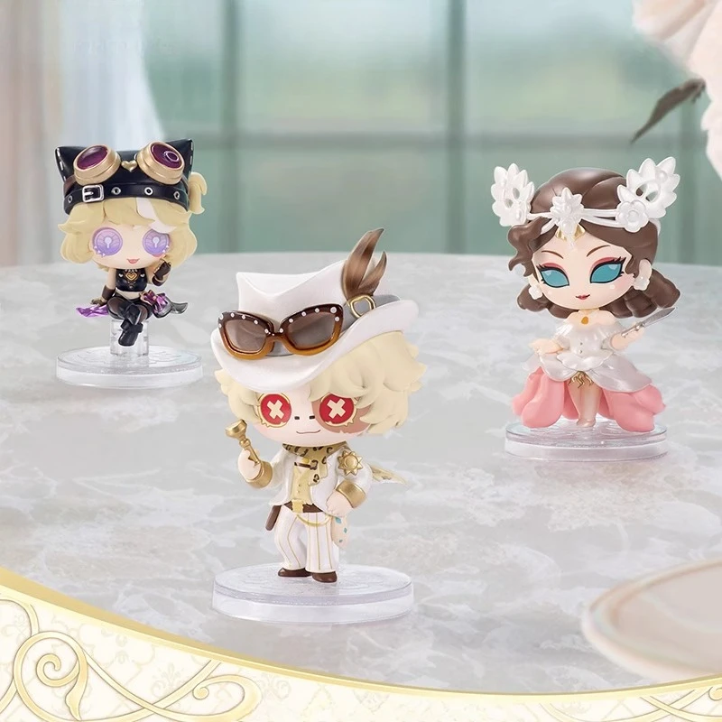 Anime Action Figure Identity V Gamblers under the spotlight of truth Theme Peripheral Tabletop Assembling Figure Ornament Gift