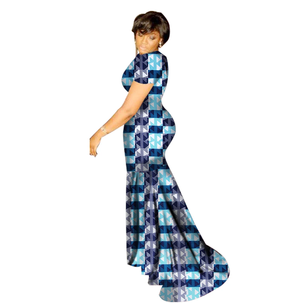 

Африканские платья, женское летнее платье, длинное платье, сексуальные платья макси, Bazin Riche, одежда с африканским принтом, одежда Dashiki WY1388
