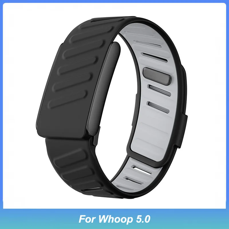 

New Black Frame Watch Straps for Whoop 5.0 Two tone silicone strap for Whoop5.0 Wristband Sports Strap