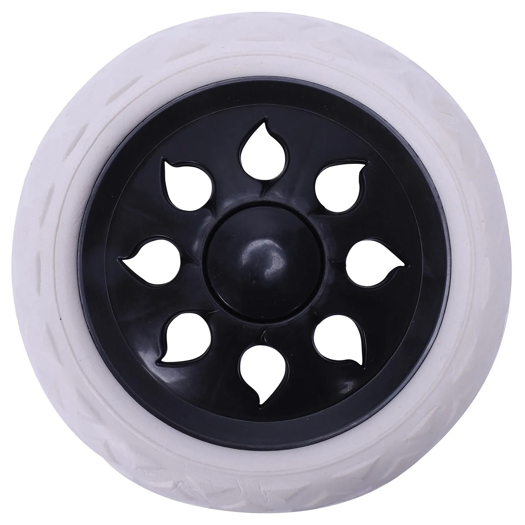 

A99I-6 шт. Тележка с дизайном Hot Wheel для багажа Travelers Cartwheels 15,8 х 3,4 см - черный и белый