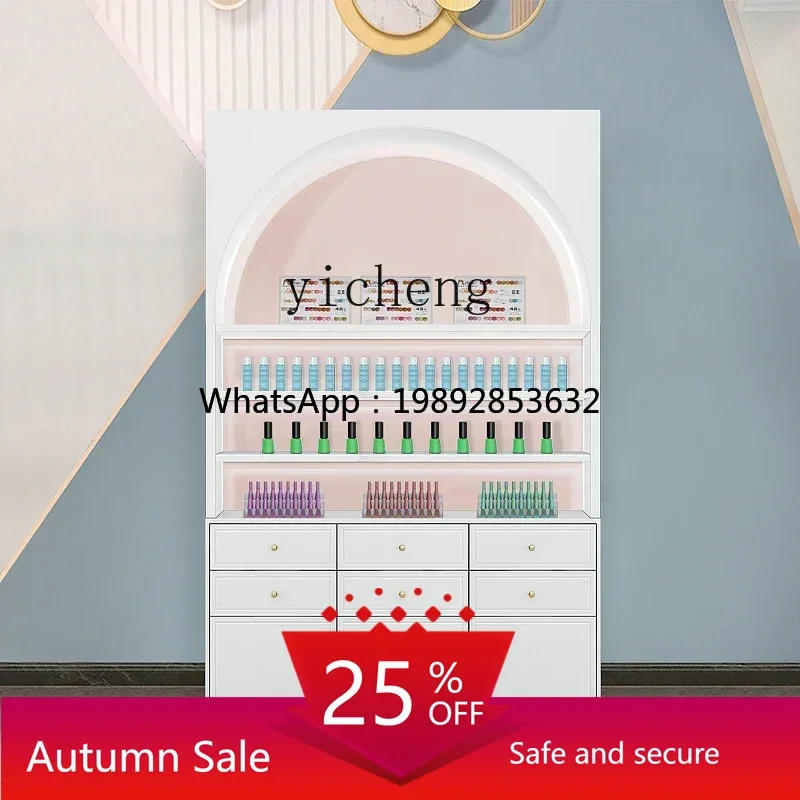 

Cosmetics Display Cabinet Beauty Salon Skin Care Products Nail Polish Glue Cabinet Nail Art Cabinet Product Display Stand