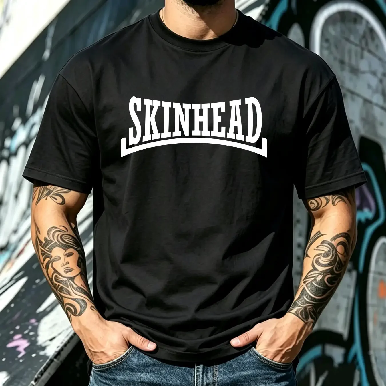 washed T Shirt SKINHEAD Working Class SHARP Hardcore NYHC dms Oi punk long or short sleeves vintage Washed homme fashion