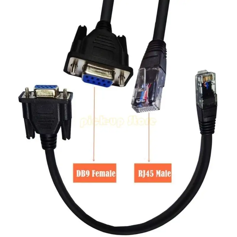 Q5WA Высокая совместимость от RJ45 до RS232, DB9 Serial RS232 до консоли RJ45 для беспроблемной сетевой конфигурации