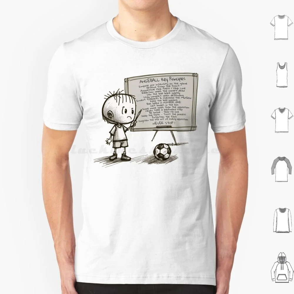 Angeball-مبادئ المفاتيح تي شيرت 6xl قطن تي شيرت رائع Ange Ange Postecoglou Postecoglou كبير Ange Ange Ange Ball Spurs