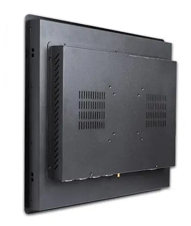 Integrated High Bright 19 Inch Dustproof Resistive Touch Screen Display Industrial LCD VGA DVI Monitor with Metal Casing OEM/ODM