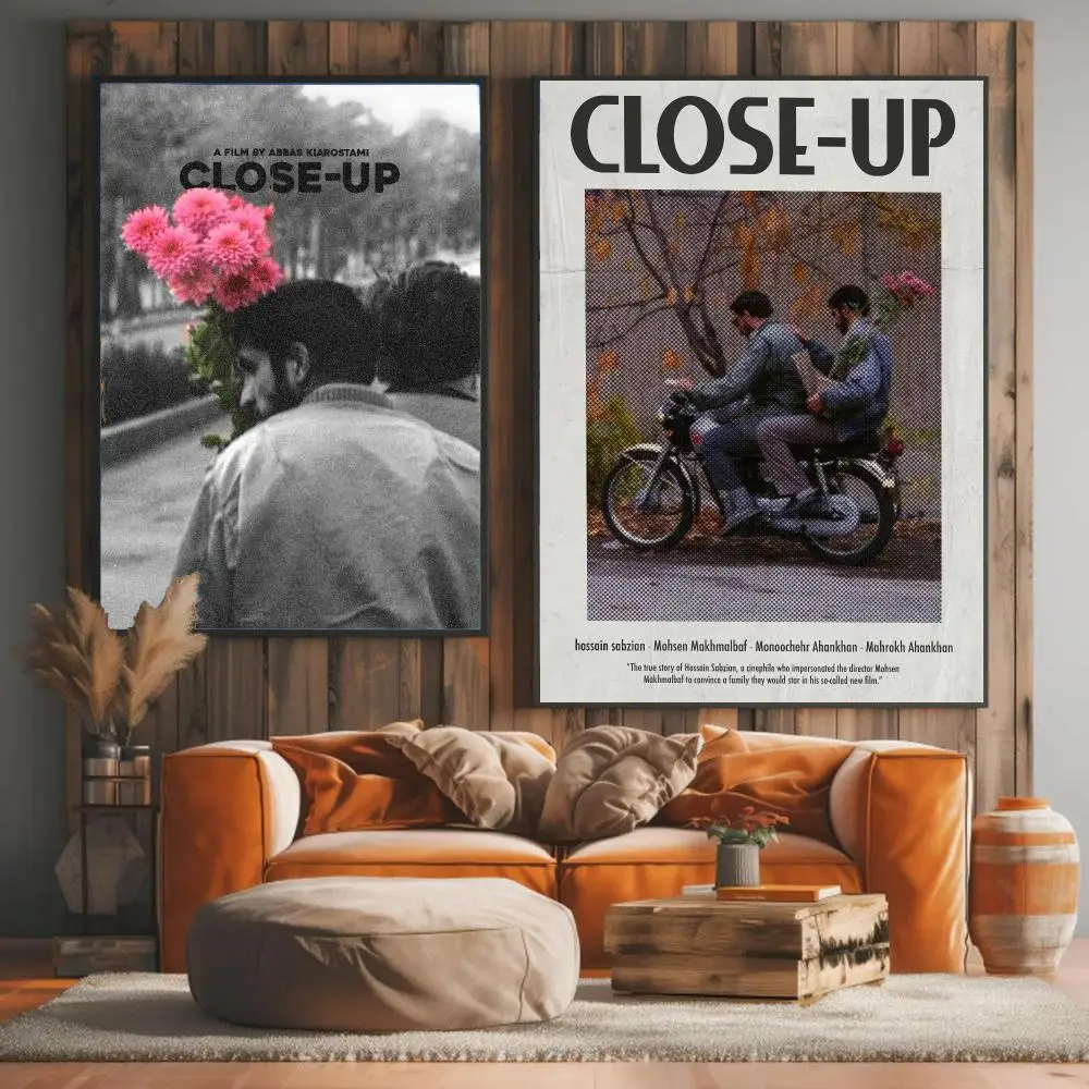 classic movie C-Close-Up-P Painting Calligraphy Elegant Botanical Decor for Living Room Modern Interior Design