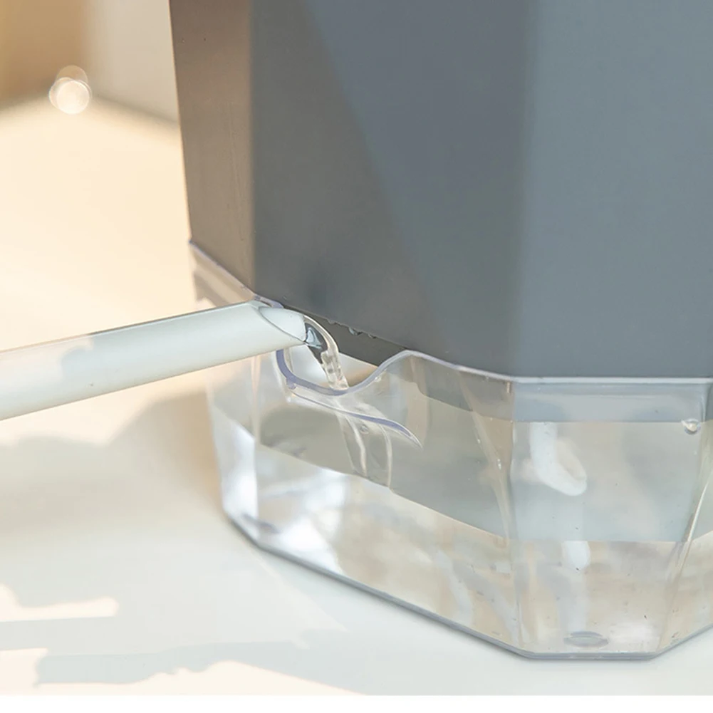 Flower Pots Transparent Double Layer Flower Pots Plastic Self Watering High-quality Plastic For Various Settings Including