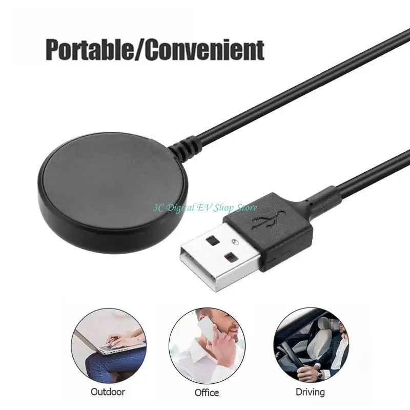 

E74D Replacement USB Cable Adapter Fast Charging Cord for Watch 5 40mm 44mm/5 45mm for Smart Watch