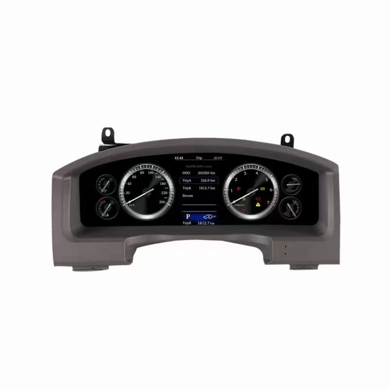 

12.3" Car LCD Instrument Plug And Play For Toyota Land Cruiser 2008-2022 Digital Dashboard Panel Instrument Cluster Speedometer